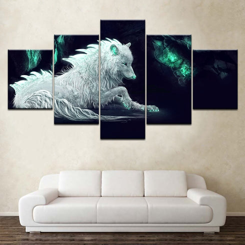 Tableau Loup Dessin
